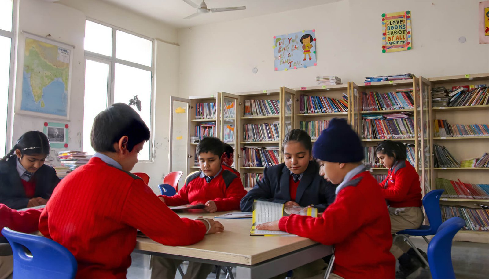 The school library