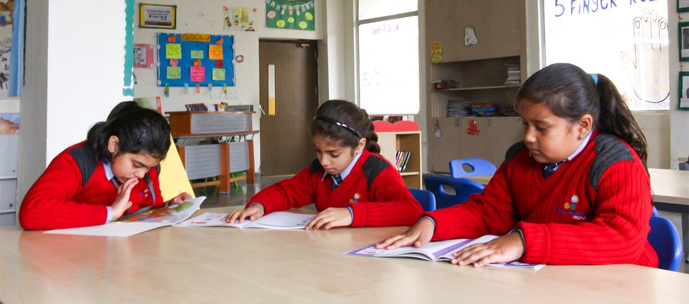 A guided reading session at TKB