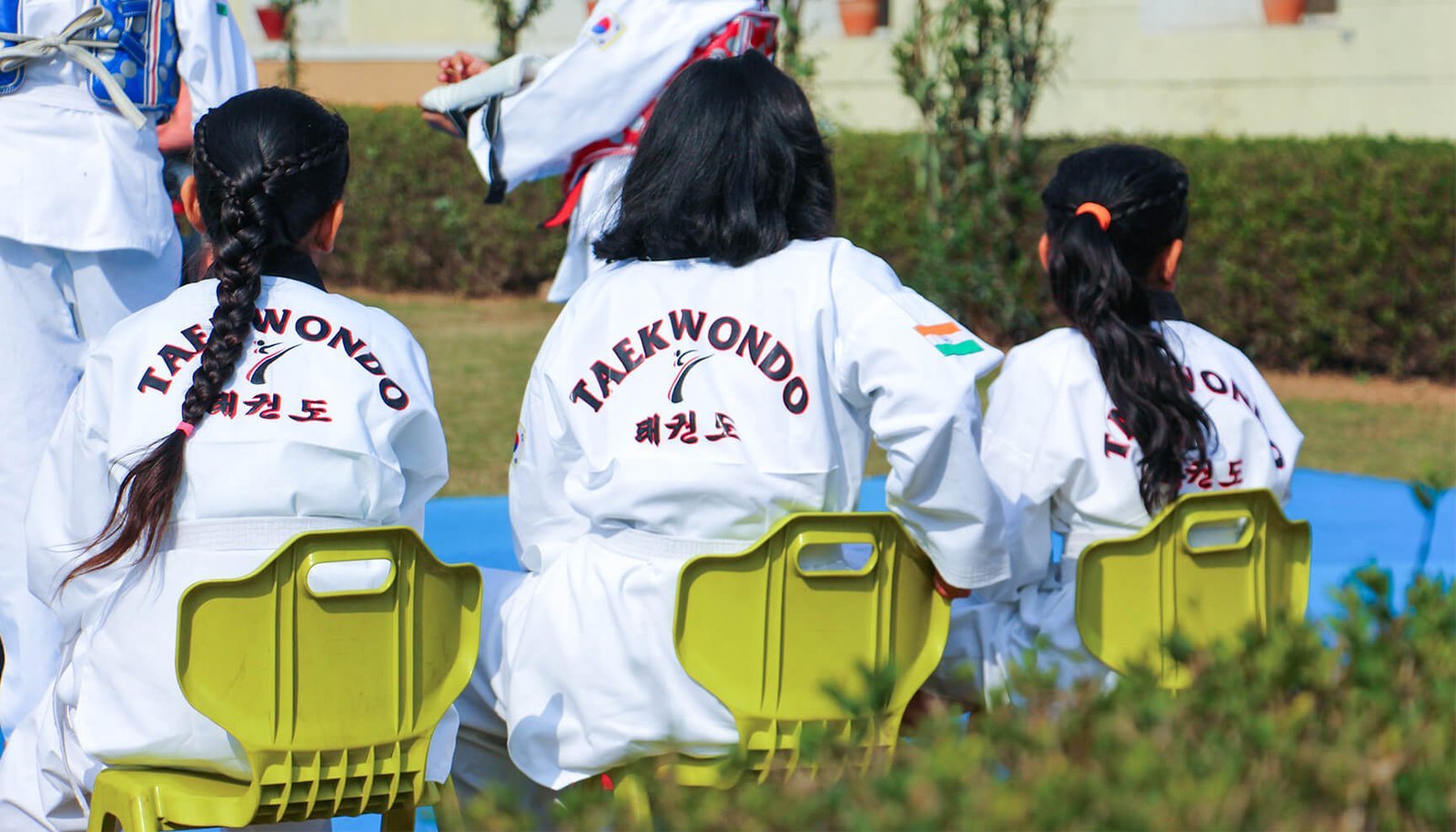 Taekwondo training